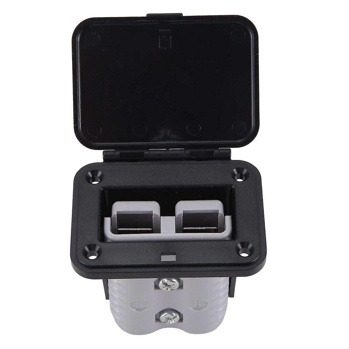 Plug Holder for Anderson Plugs 175A Panel Base with Dust Cover High Current Connector Fixing Bracket