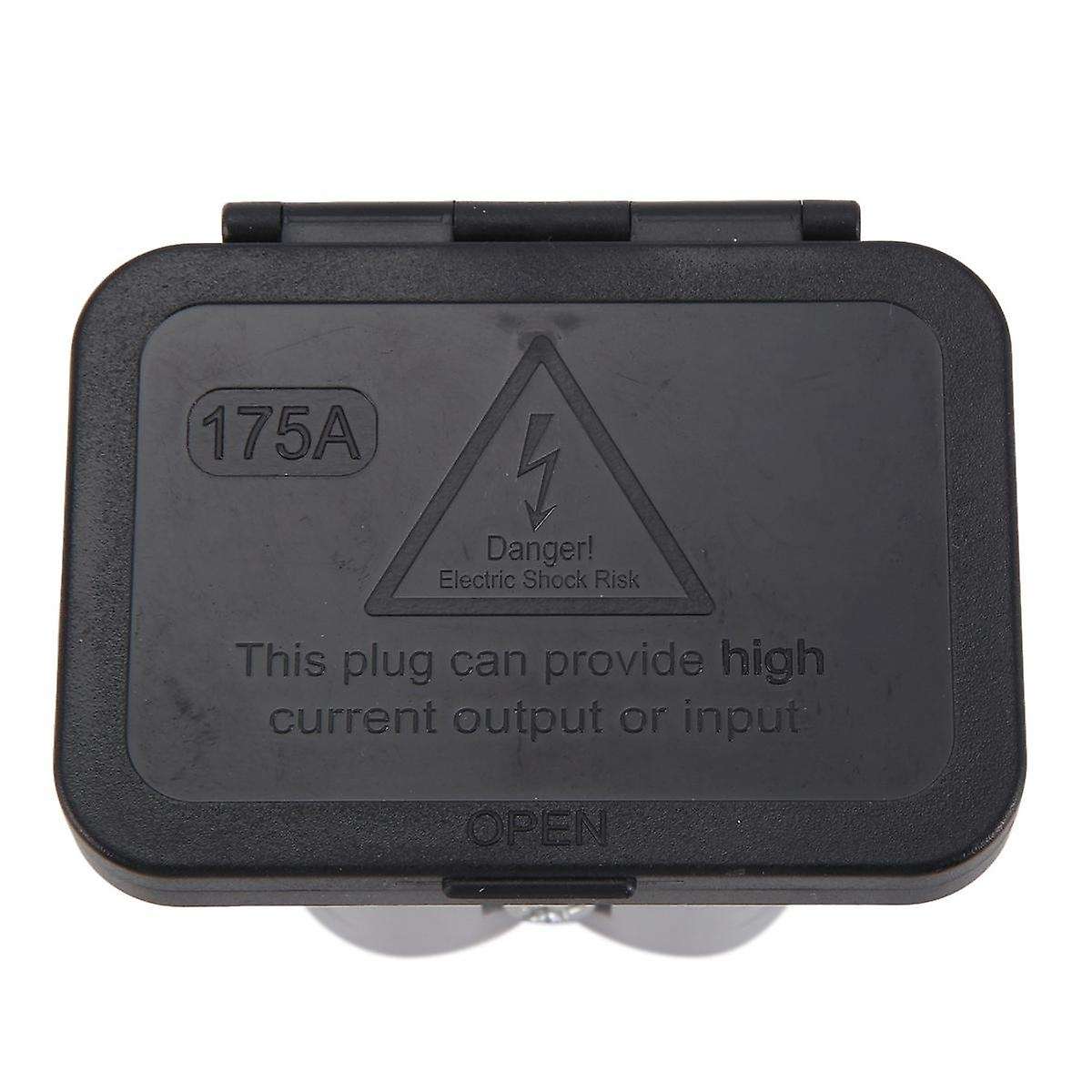 Plug Holder for Anderson Plugs 175A Panel Base with Dust Cover High Current Connector Fixing Bracket