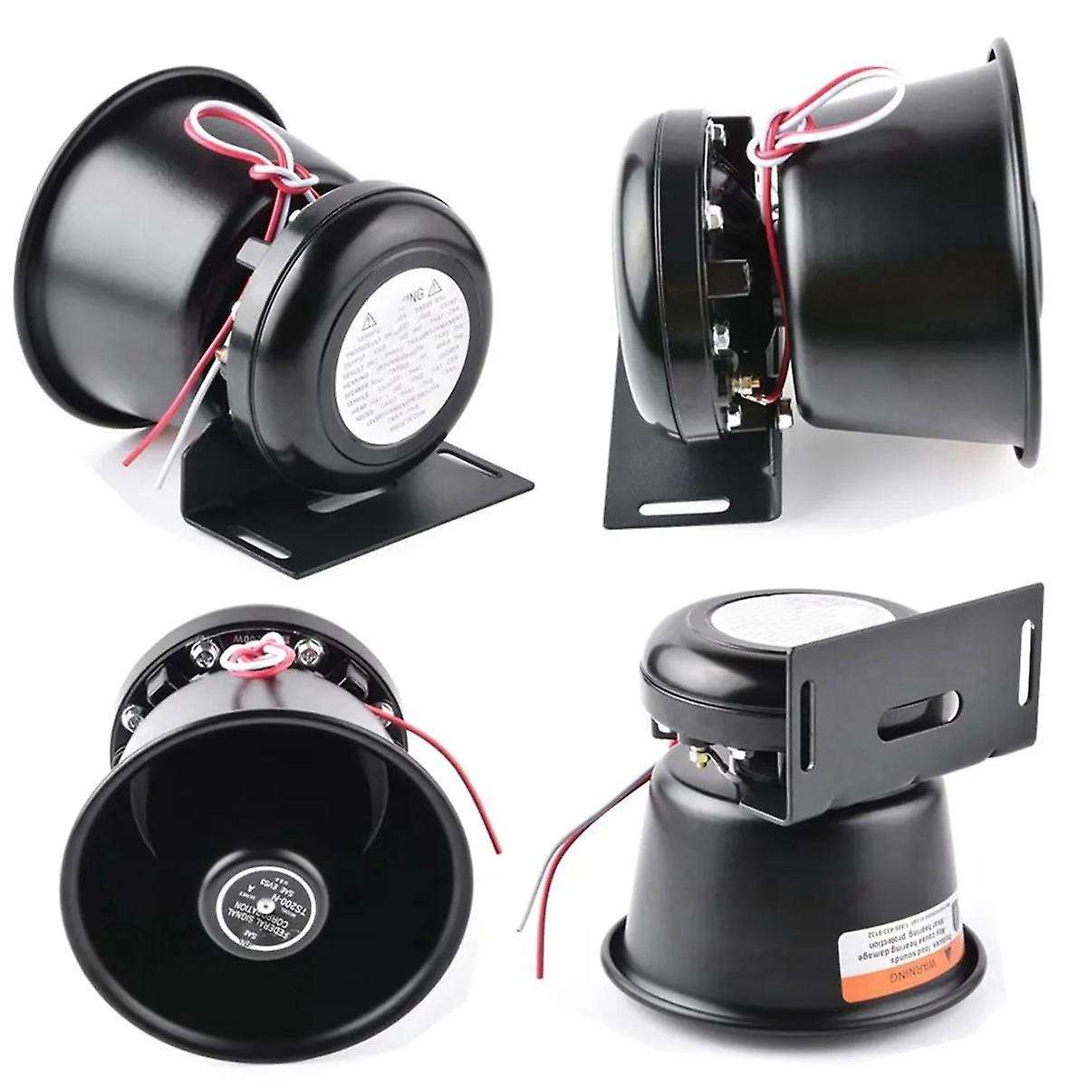 Police Siren for Car Loudspeaker Electronic 12V 200W Warning Speaker Truck Car Police Emergency Alar