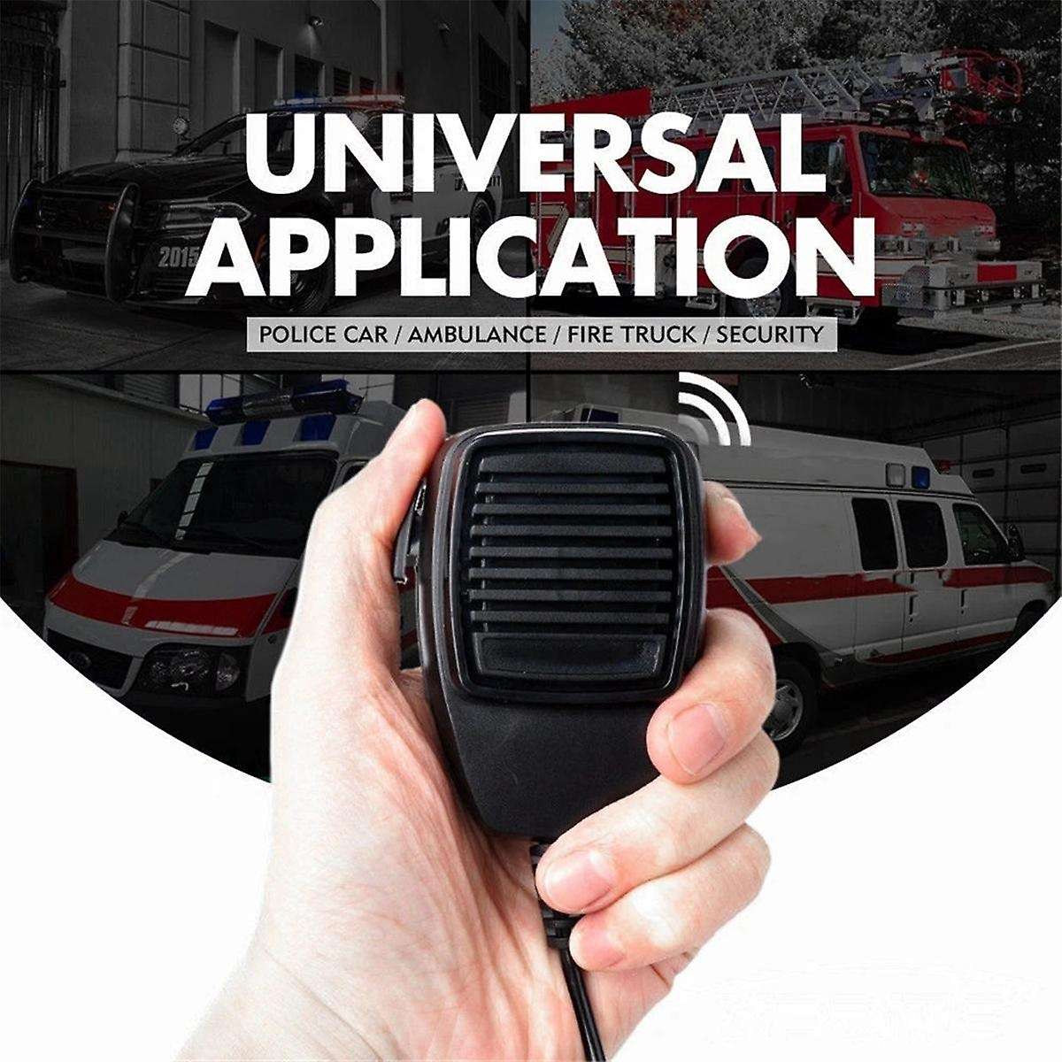 Police Siren for Car Loudspeaker Electronic 12V 200W Warning Speaker Truck Car Police Emergency Alar