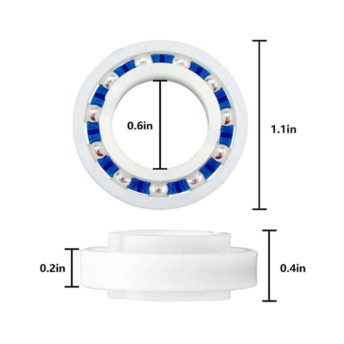 Pool Cleaner Wheel Bearing Parts C60 C-60 for 180 280 Roller Bearing Pool Parts Tool-B