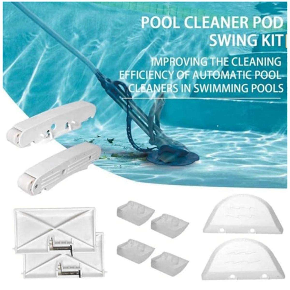 Pool Cleaner Part Kit Compatible for AXV417WHP Pool Cleaner AXV604WHP Front and Rear Frame Kit (Whit