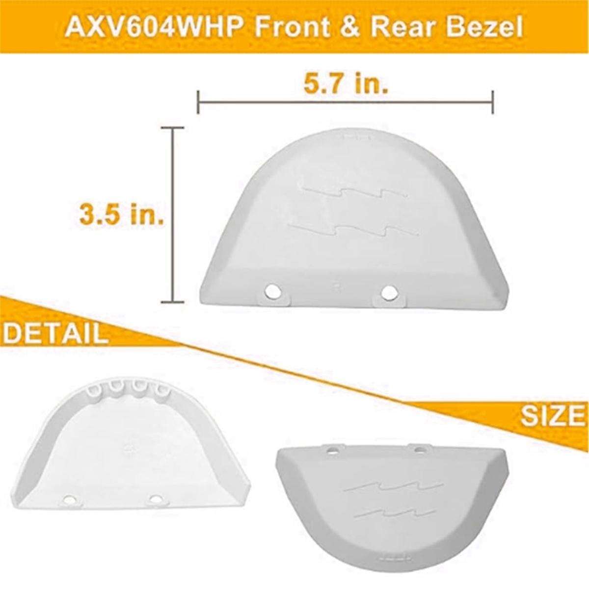 Pool Cleaner Part Kit Compatible for AXV417WHP Pool Cleaner AXV604WHP Front and Rear Frame Kit (Whit