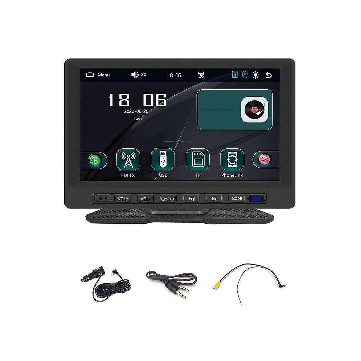 Portable 7inch Car Radio Mp5 Smart Player Wireless Carplay Android Auto Car Stereo Bluetooth Fm Airp