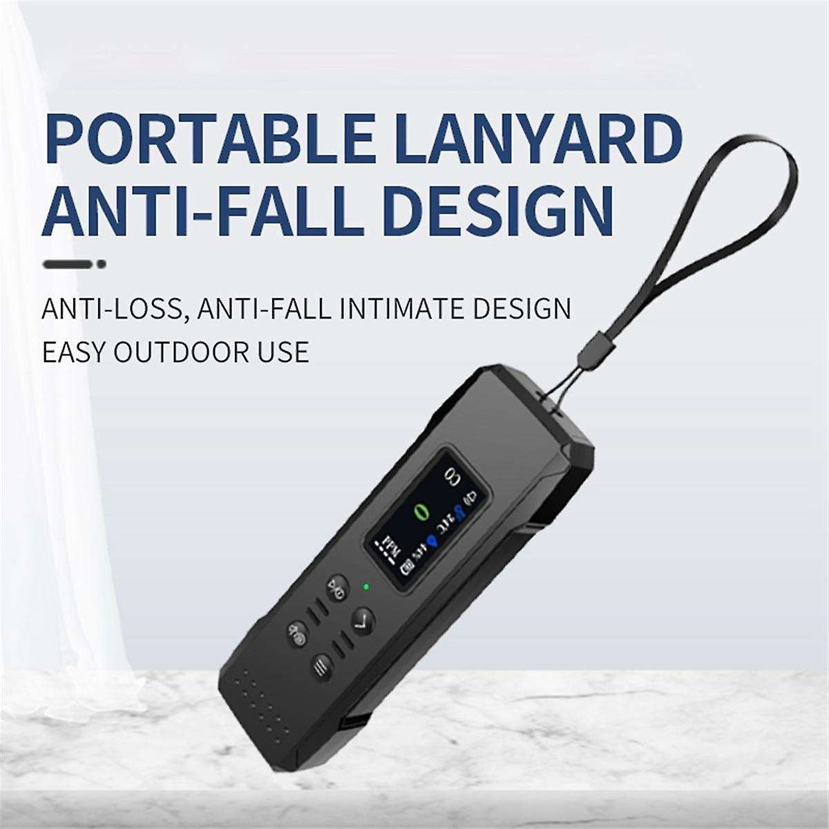 Portable Electrochemical Sensor CO Tester LCD Screen PPM Detector with Sound Light Alarm and Low Bat