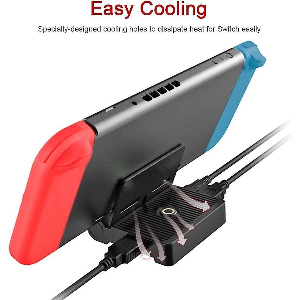Portable to TV Video Connector Dock Game Console Charger Dock Station Fast Charging Stand for NS