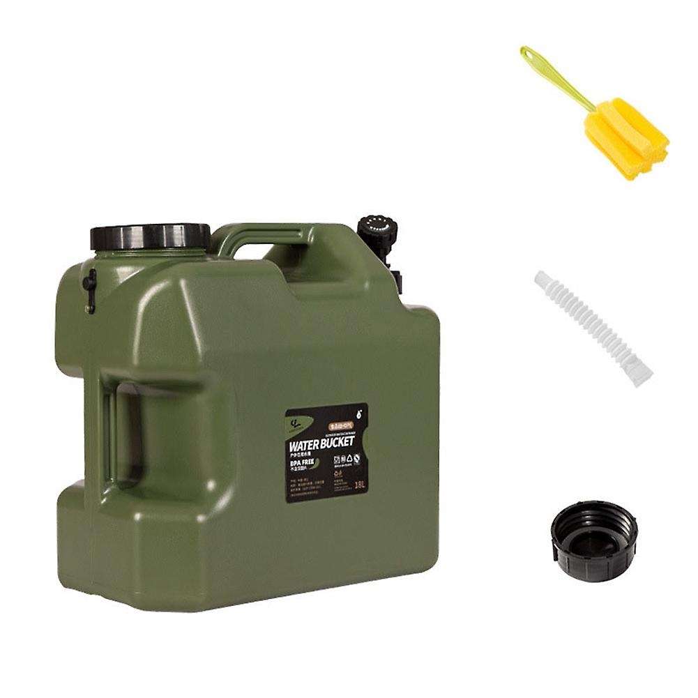 Portable Water Container with Spigot, Water Storage Tank Camp Water Jug for Camping Outdoor Hiking
