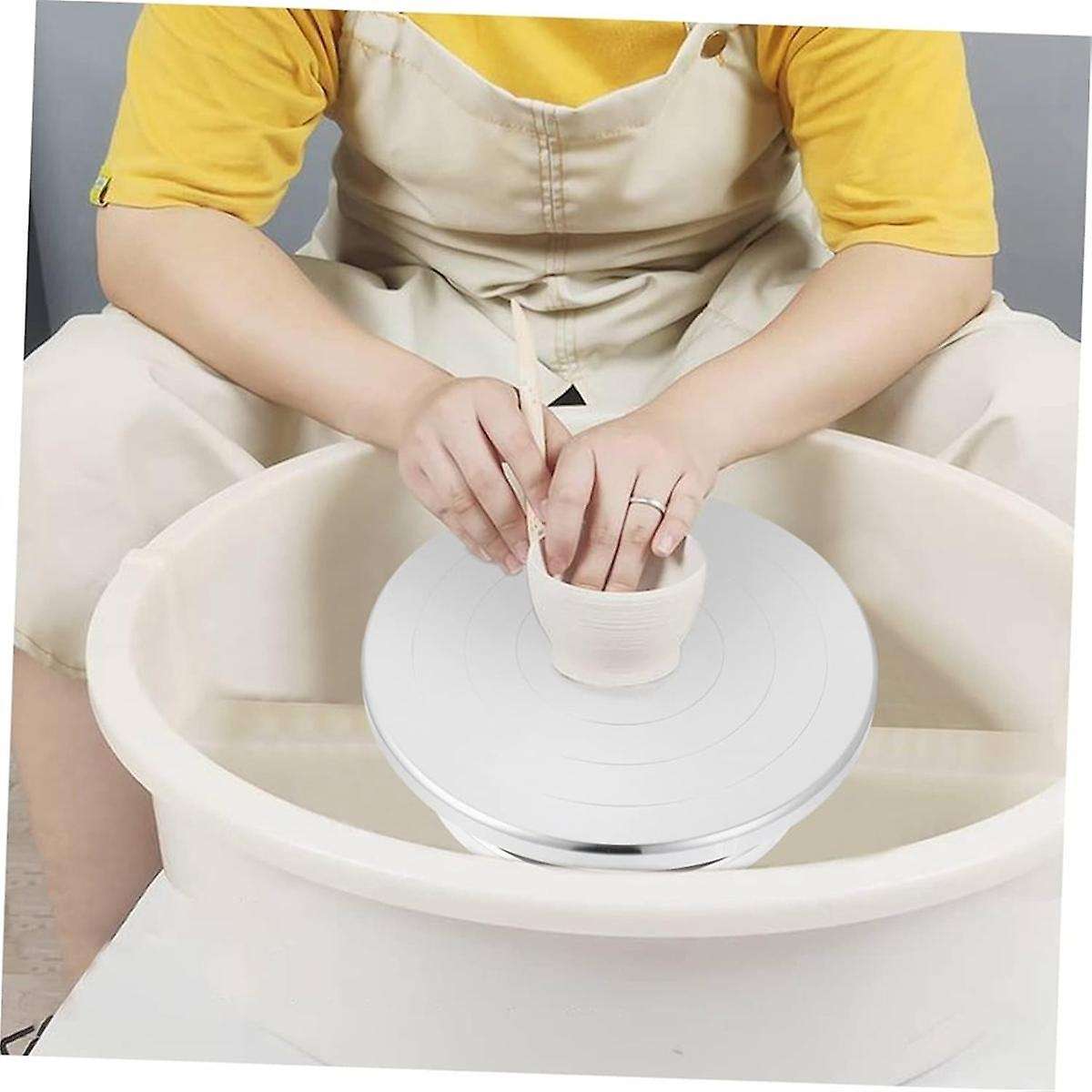 Pottery Turntable Tools for Pottery Turntable for Cake Stand Aluminium Revolving Cake Stand Rotating