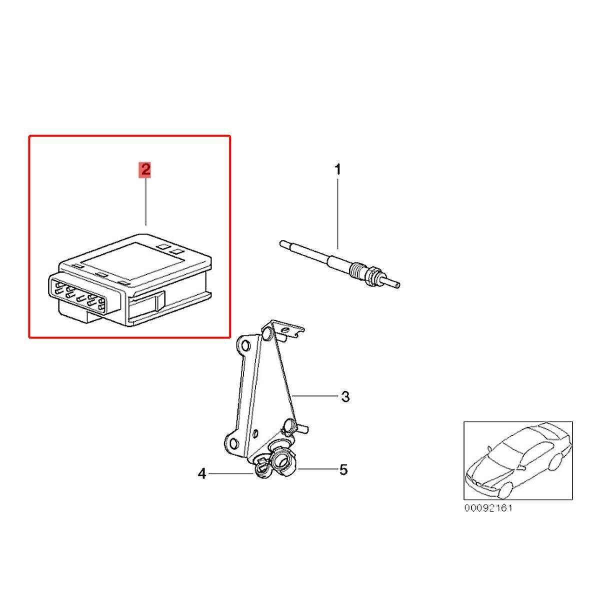 Preheat Control Board 12217801201 for X3 X5 X6 E46 E60 E90 E92 Glow Plug System Control Relay 12217