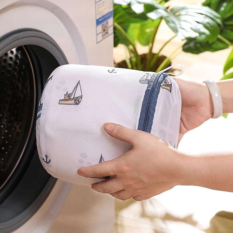 Printing Foldable Laundry Bag Net Washing Machine Bags Travel Storage Organizer Mesh Dirty Laundry B
