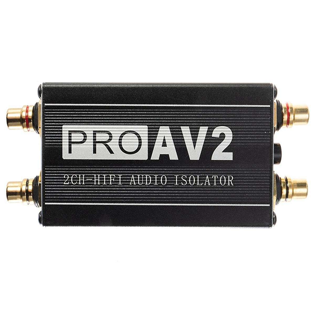 Pro Av2 2ch Hifi Audio Isolator Ground Loop Audio Isolator Audio Noise Filter Rca Noise Isolator Aud