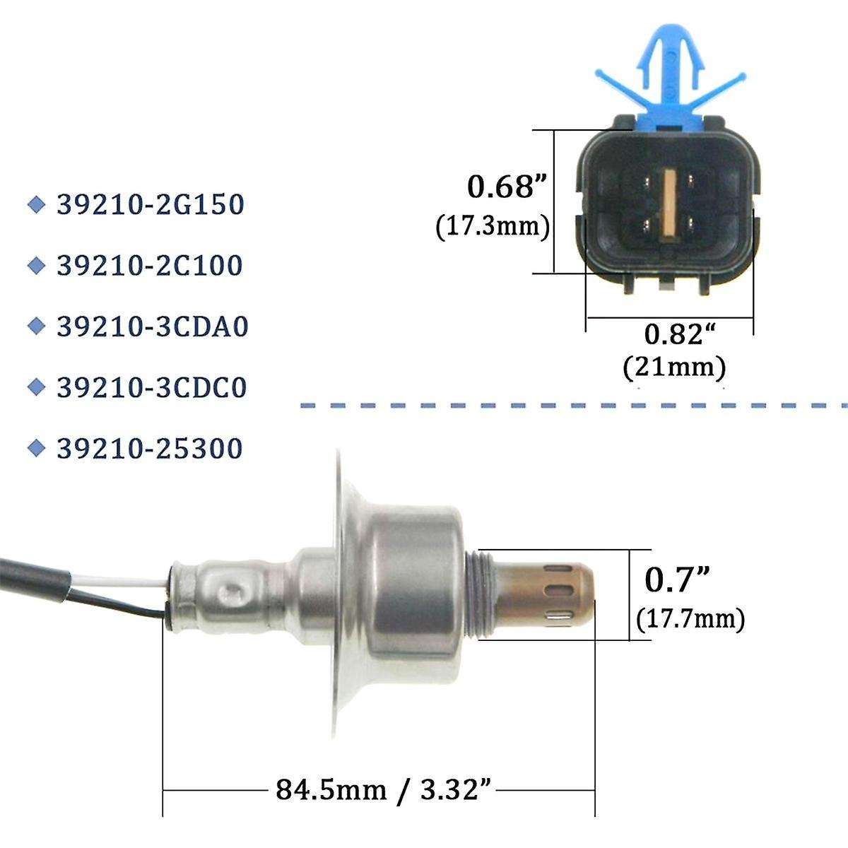 Probe O2 Oxygen Sensor for Sport Fits 2.4l 39210-2g150 39210-2c100