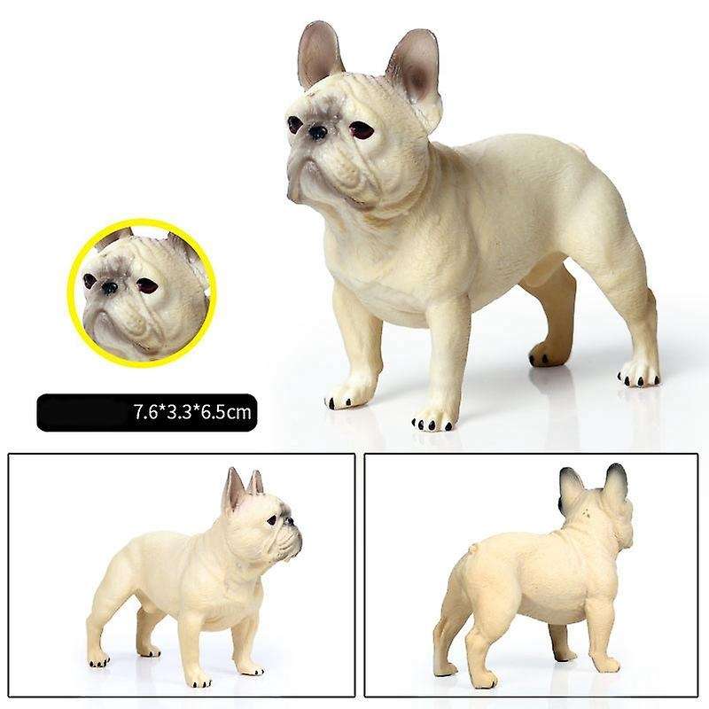 Pug Dog French Bulldog Models Standing Position Kids Educational Cheap Toy Gift Collection