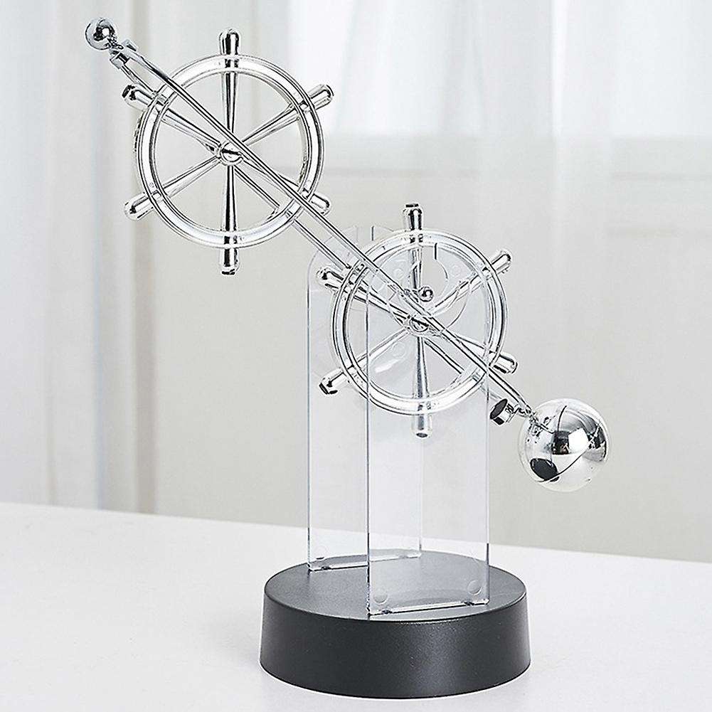 Newton Cradle Pendulum Rudder Ball Perpetual Motion Physics Decor