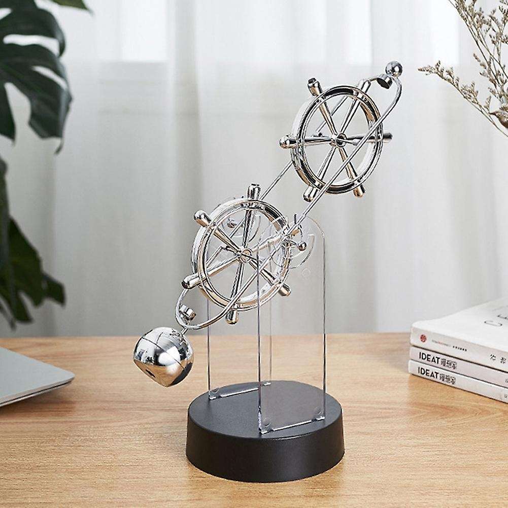Newton Cradle Pendulum Rudder Ball Perpetual Motion Physics Decor