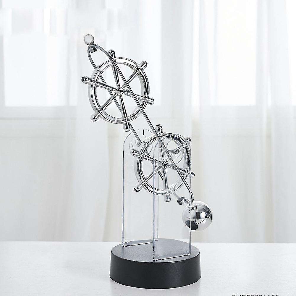 Newton Cradle Pendulum Rudder Ball Perpetual Motion Physics Decor