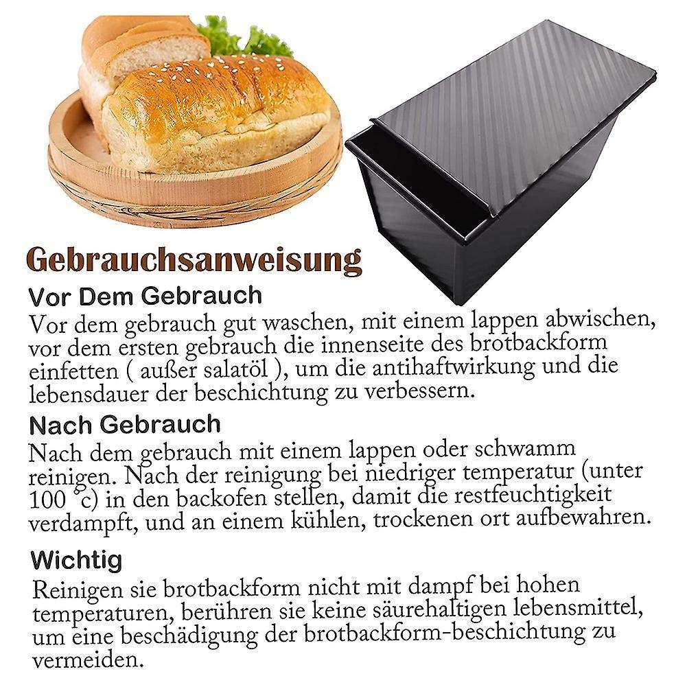 Baking Mould, Non-stick Coating, Bread Baking Mould, for Baked Toast