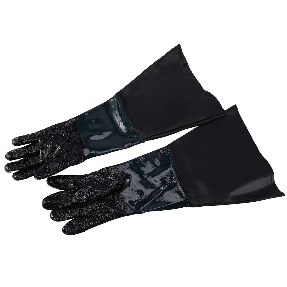 1 Pair Heavy Duty Gloves Soft Sandblasting Machine Gloves 60cm