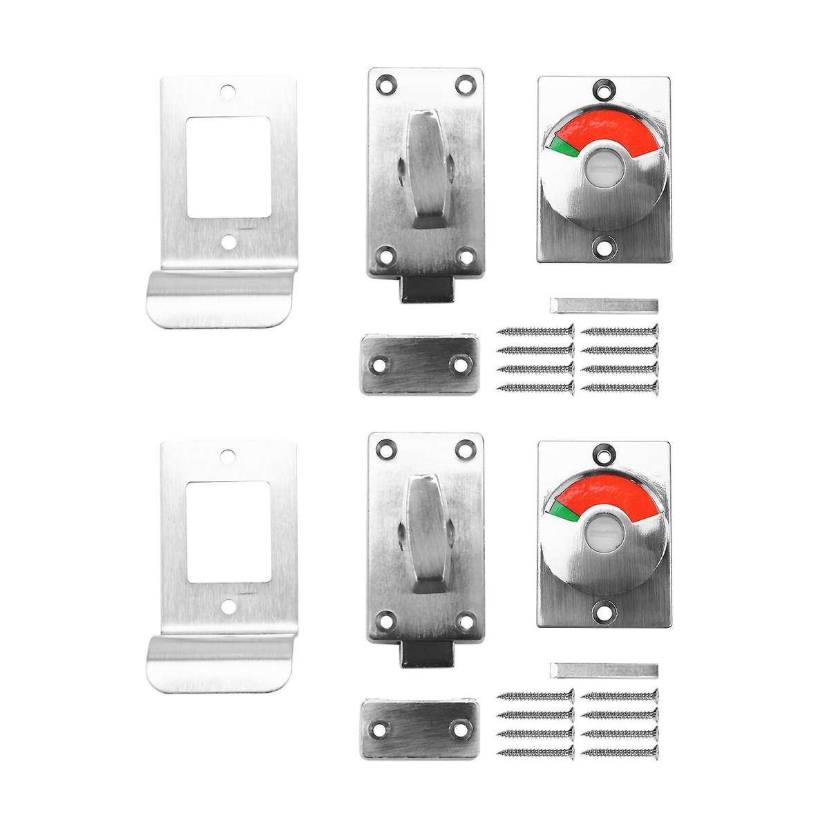 Bathroom Toilet Wc Indicator Privacy Dead Bolt Door Lock Latch Vacant