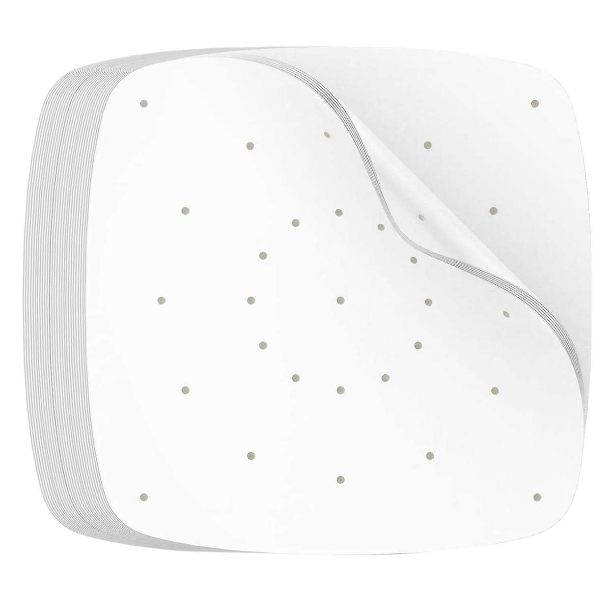 200 Pcs 10 Inch Air Fryer Wood Pulp Paper for Air Fryer Steaming