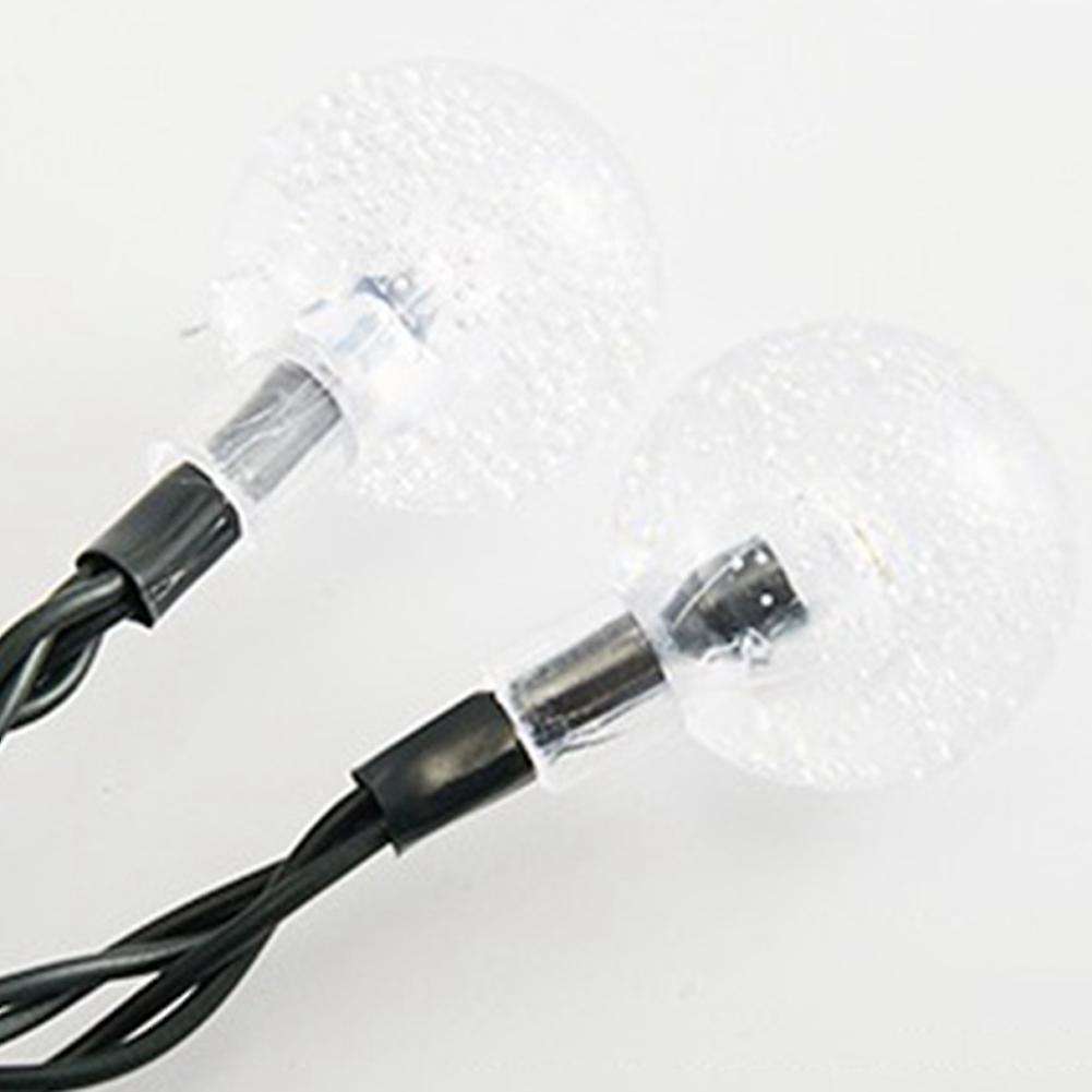 Outdoor Solar String Lights Colorful Led Bubble Ball Lights 7 Meters