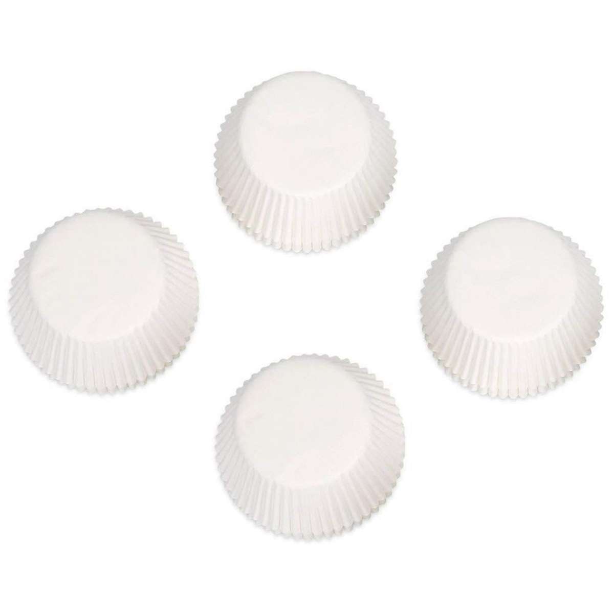 White Cupcake Liners Greaseproof Paper Muffin Baking Cups 400 Pcs
