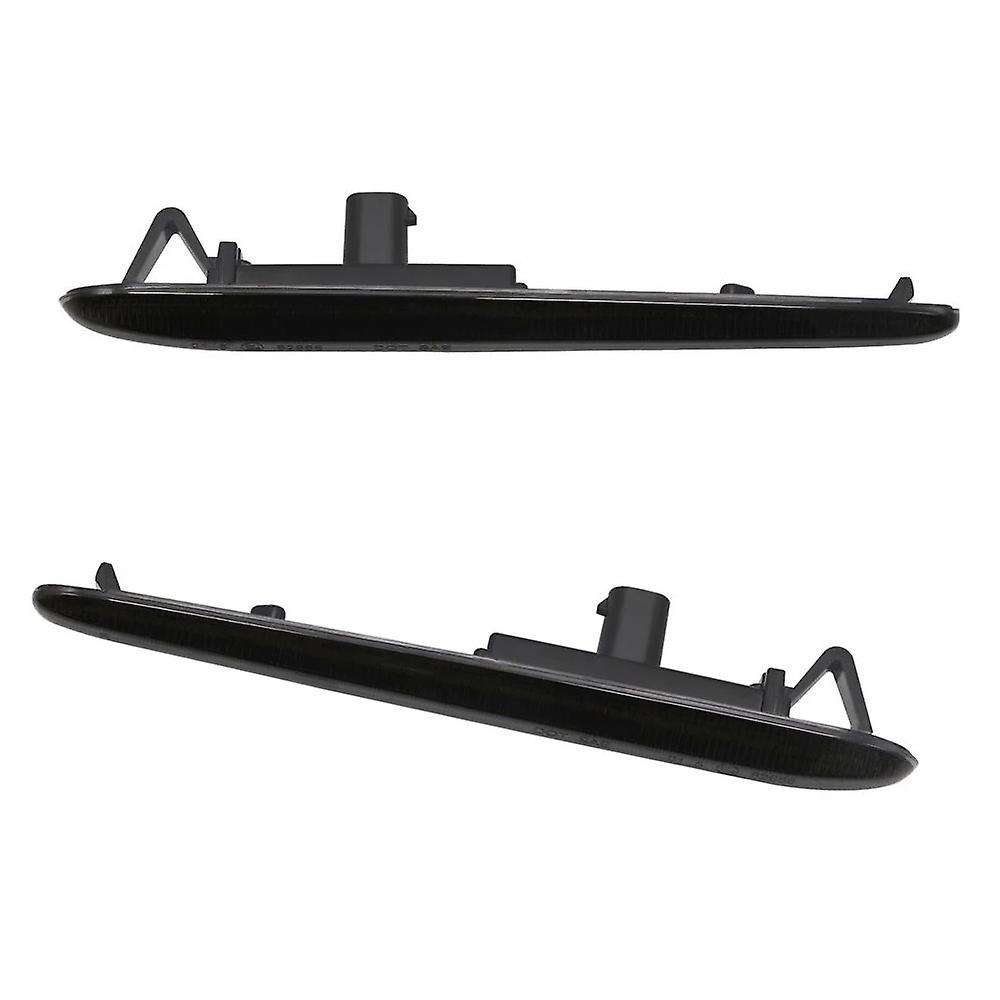 Led Dynamic Fender Side Marker Turn Signal Light Black