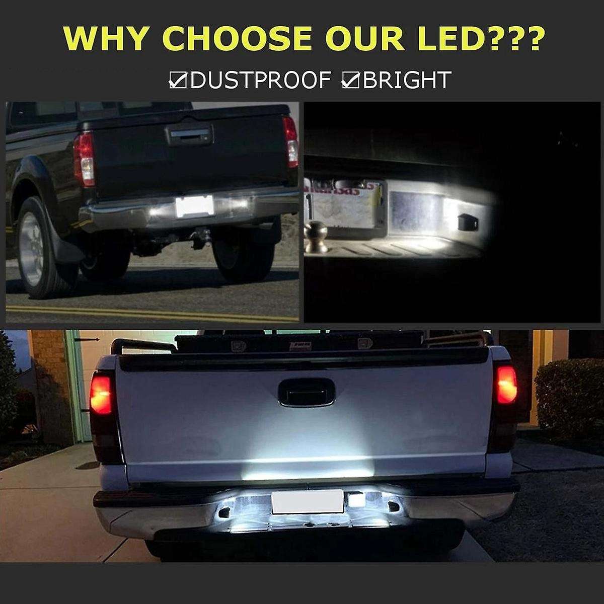 4pcs Car Ip67 Led License Plate Light for Nissan Navara D40 2005-2016