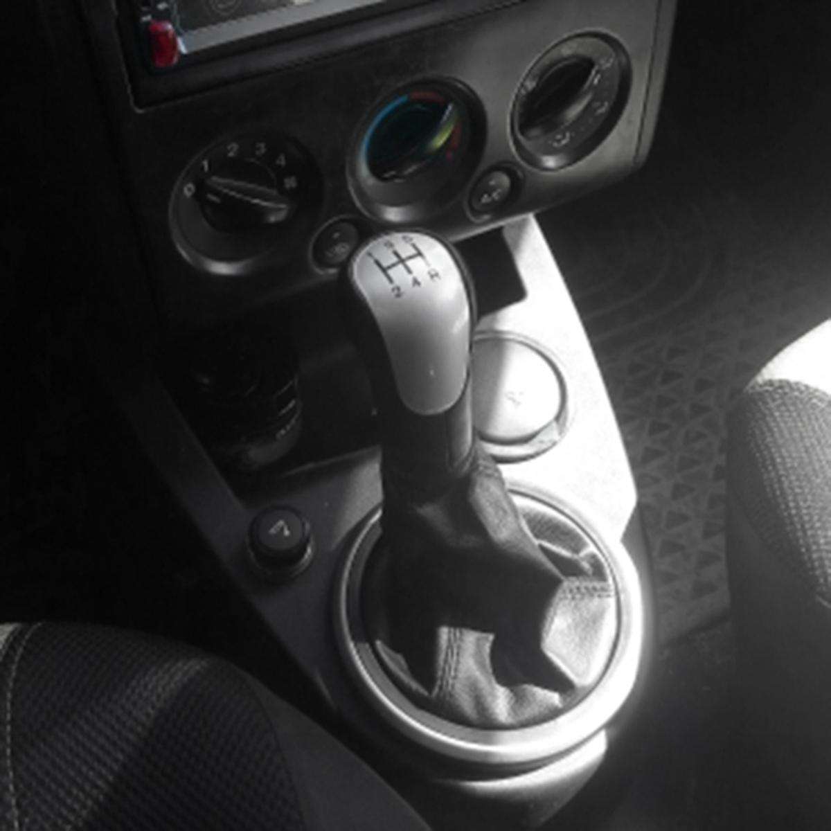 Silver 6 Speed Car Gear Shift Knob for Ford Fiesta Fusion 2002-2022