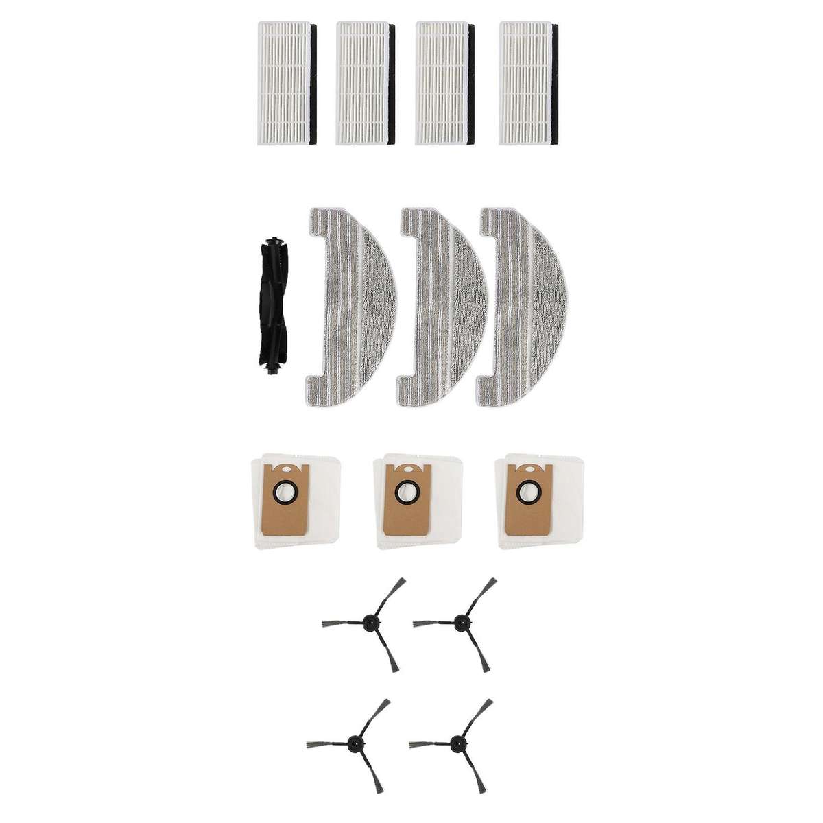 Parts for Proscenic M8 Pro Vacuum Cleaner Main Brush Hepa Filter