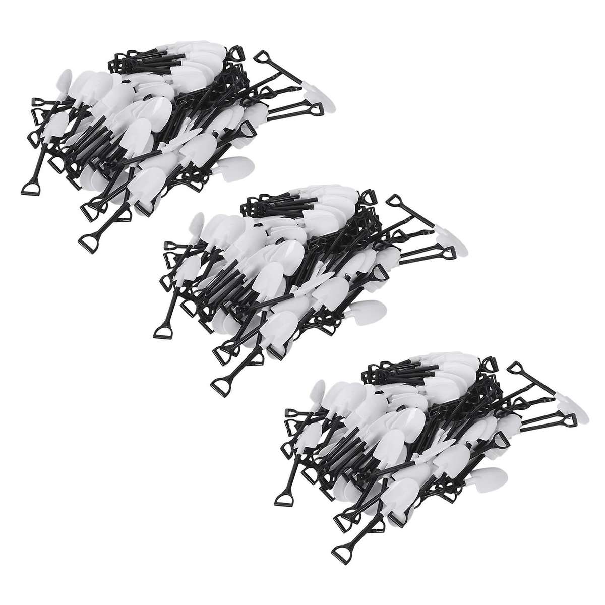 300pcs Plastic Disposable Mini Shovel Spoon Potted Cake