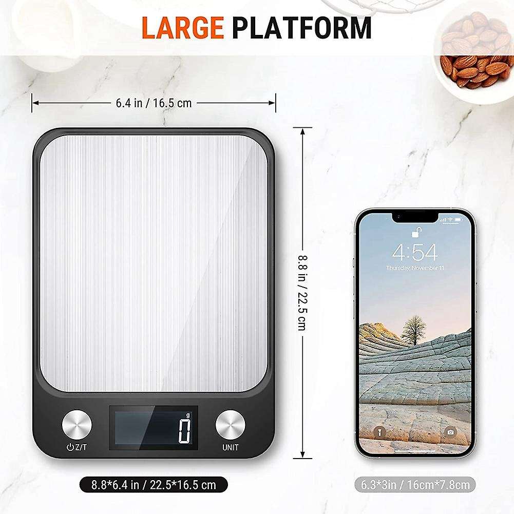 Food Scale Weighing Grams and Ounces, with Lcd Display 5 Kg/1g