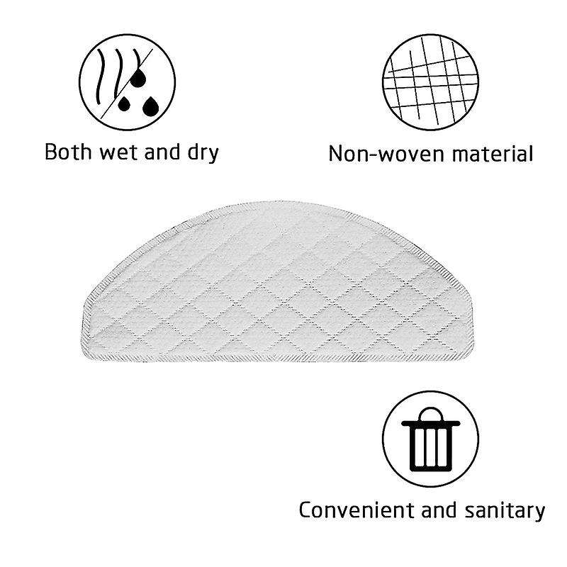 25 Pcs Replacement Cleaning Cloths for Ecovacs Deebot Ozmo T8 T8 Aivi