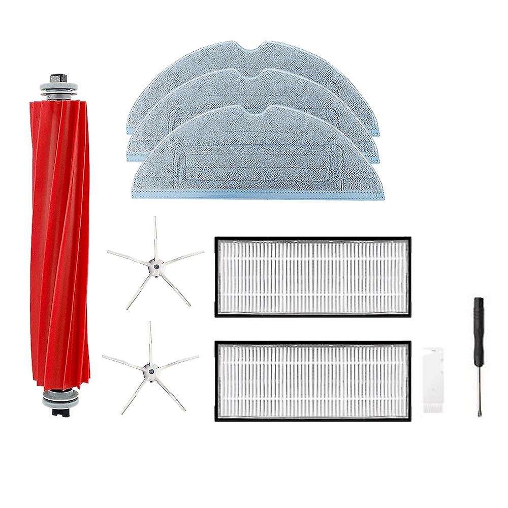 10 Pcs for Xiaomi Roborock T7s Plus, Rolling Brush Filter Side Brush