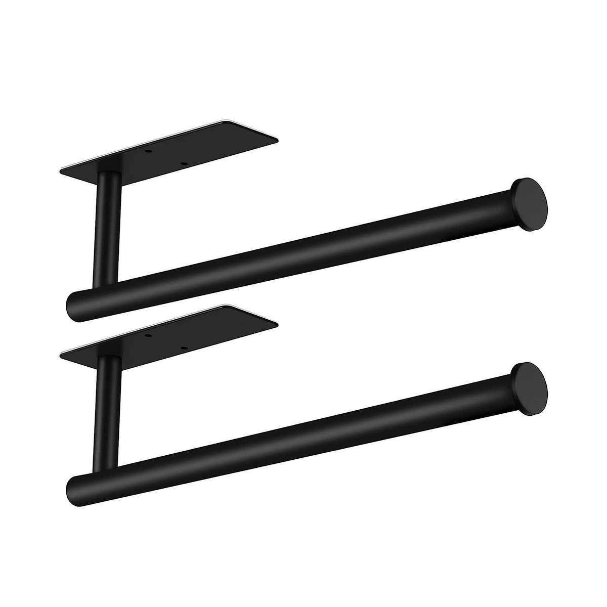 2 Pcs Wall Mount Paper Towel Holder, for Kitchen, Pantry, Bathroom