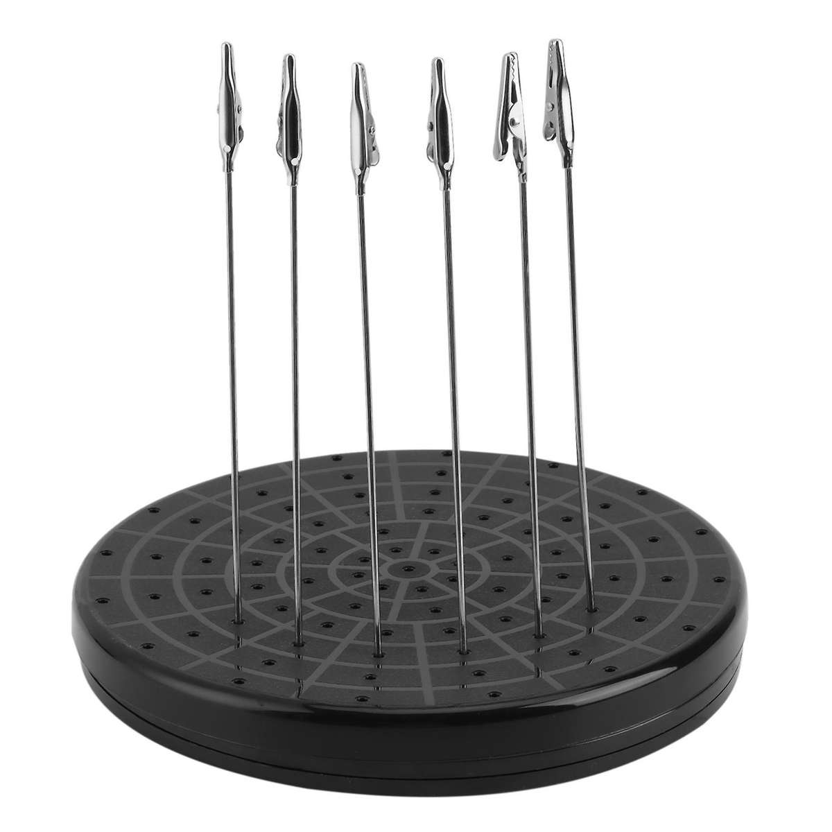 Rotating Spray Paint Base with 6 Alligator Clip for Model Building