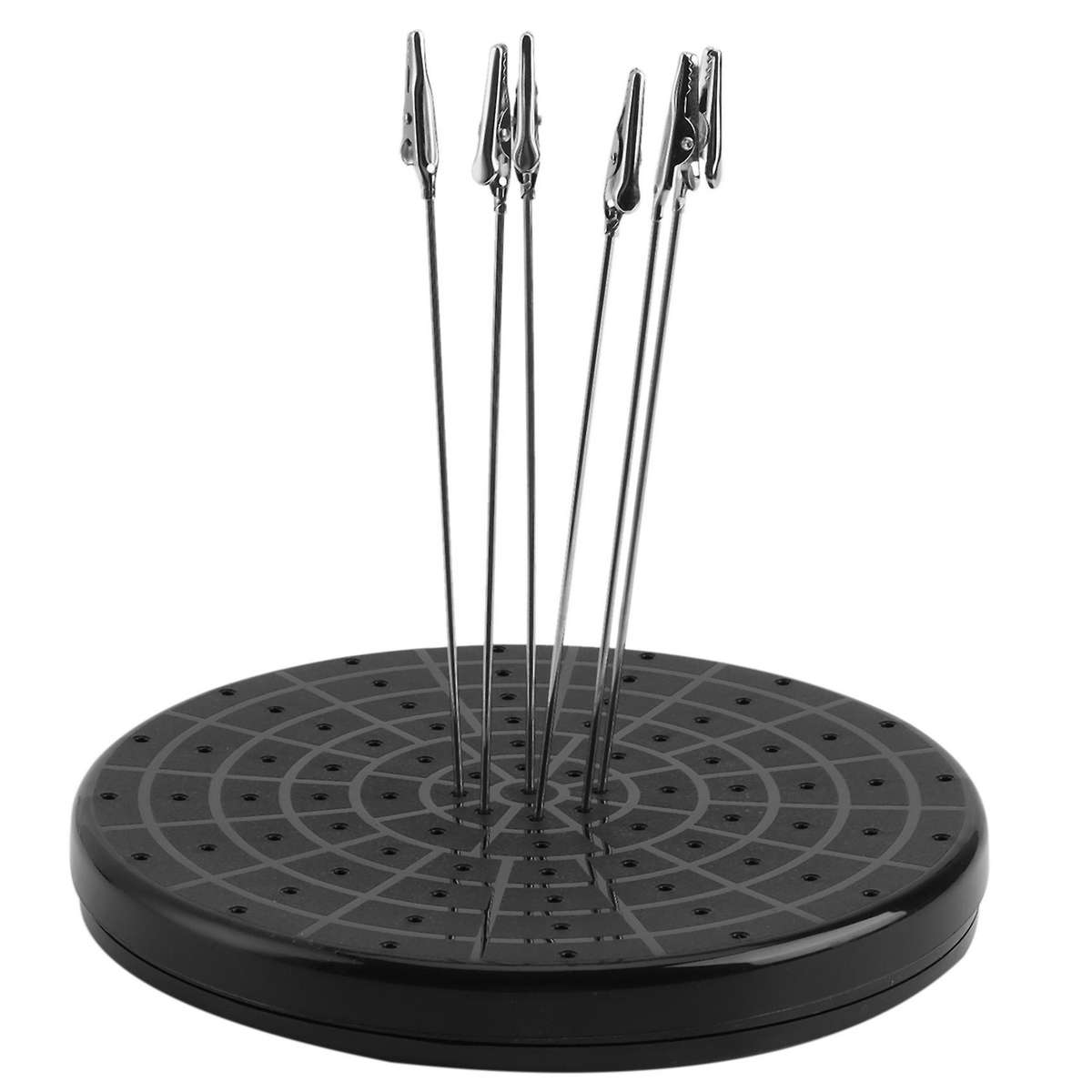 Rotating Spray Paint Base with 6 Alligator Clip for Model Building