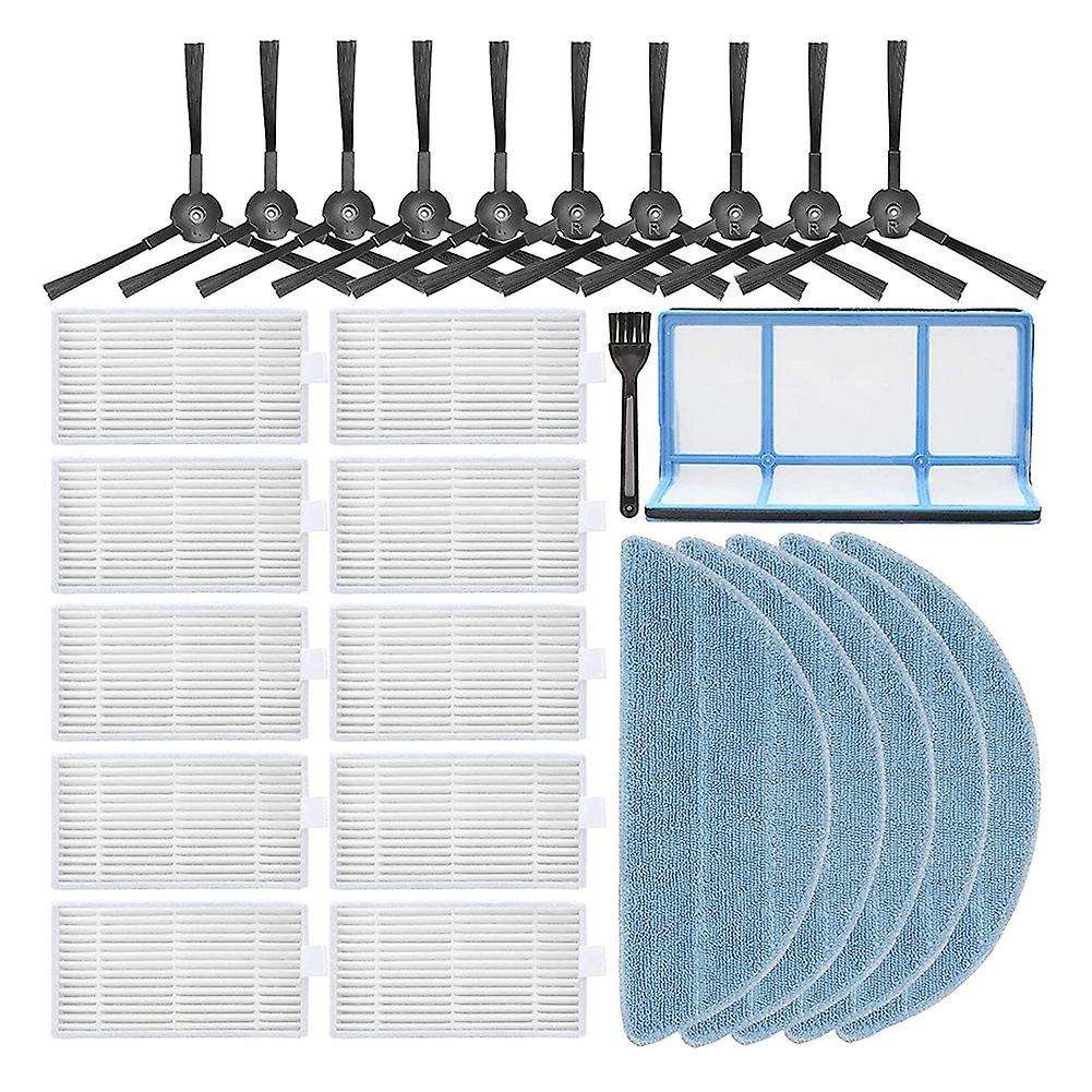 Side Brush Hepa Filter Mop Cloth Pre Filter for Ilife V3 V3s V5 V5s