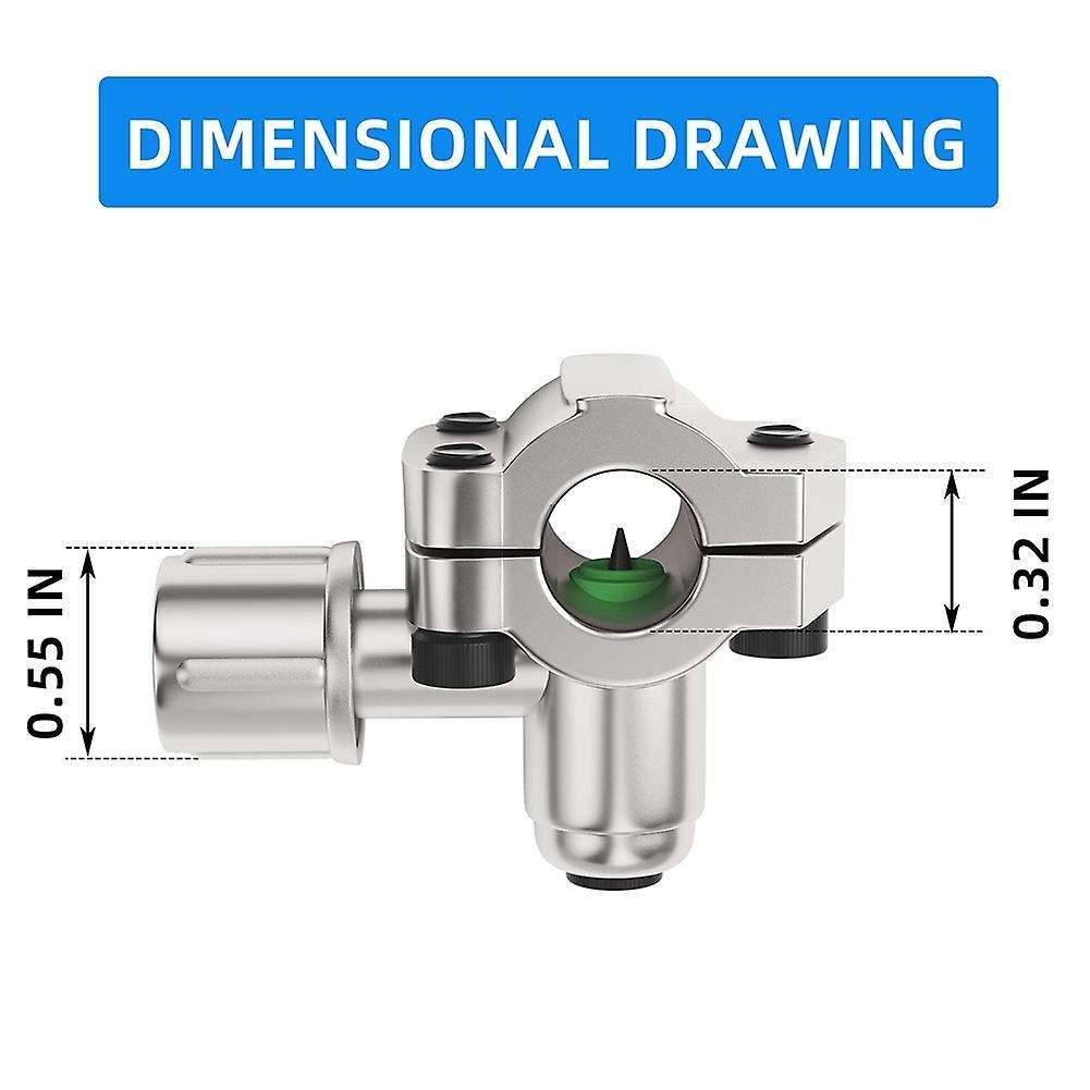 5pcs Bpv-31 Piercing Valve for Air Conditioners Hvac 1/4inch,5/16inch