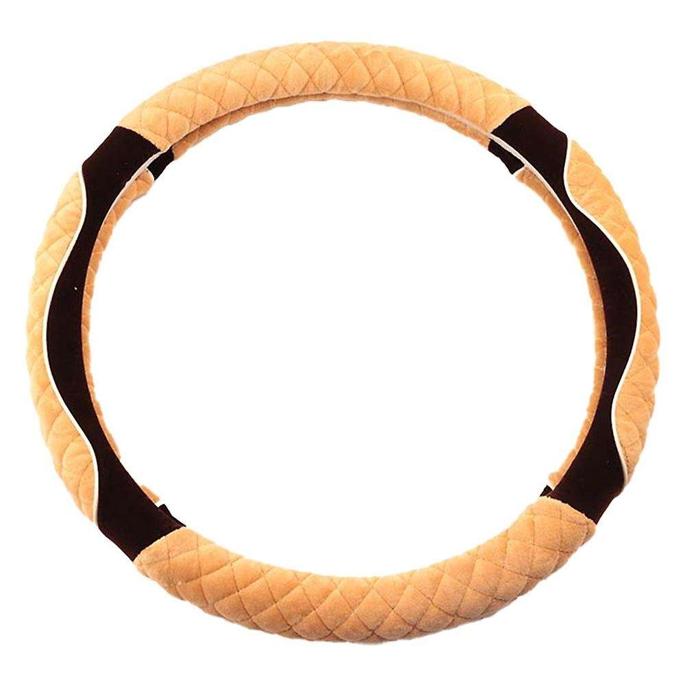 Universal 15 Inch Plush Car Steering Wheel Cover Non-slip Cover 3