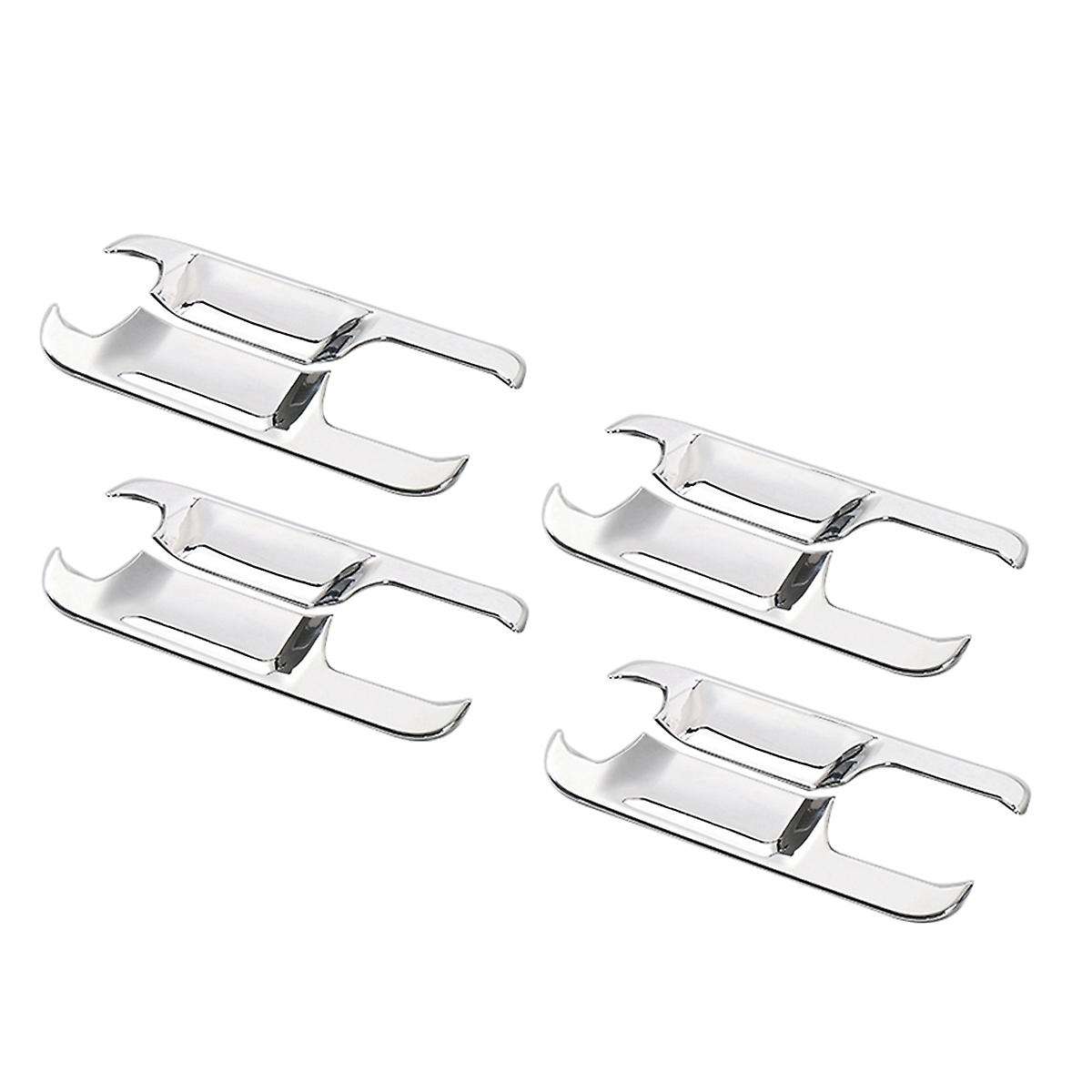 4pcs Exterior Door Handle Bowl Trim Cover Decor for Ford F-150 F150