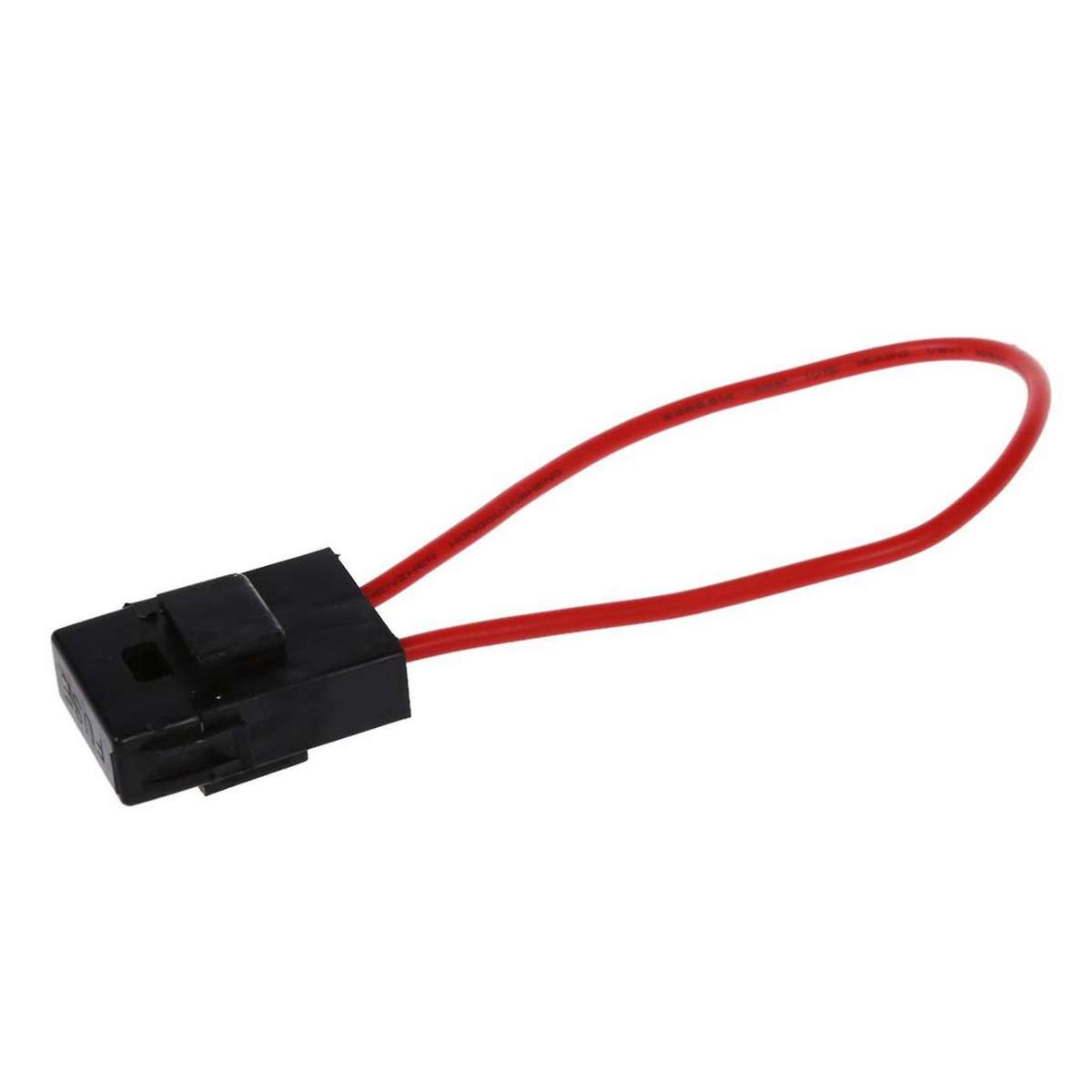30a Wire In-line Fuse Holder Block Black Red for Car Boat Truck 20pcs