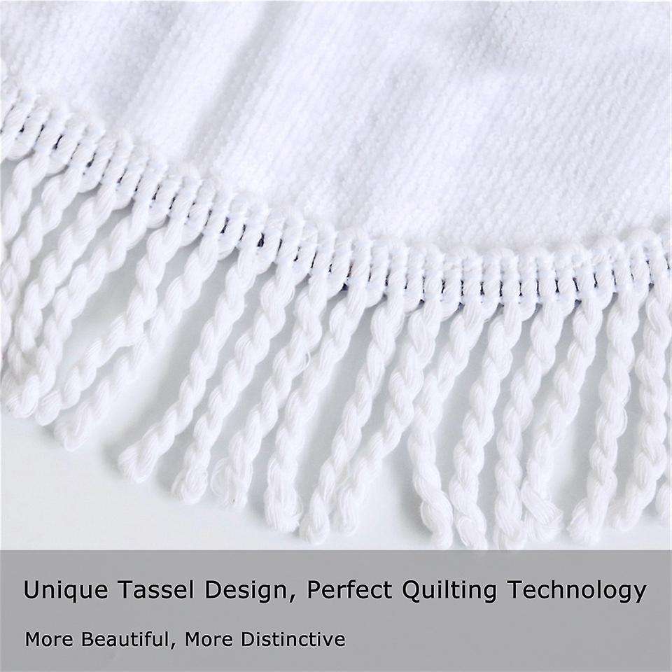 Microfiber Mandala Beach Towel with Tassels Blanket Travel Tapestry