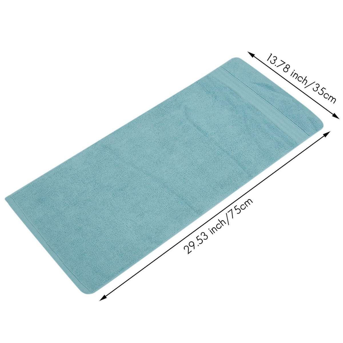 6pc Soft Absorbent and Thick Cotton Towels Bathroom Towels B