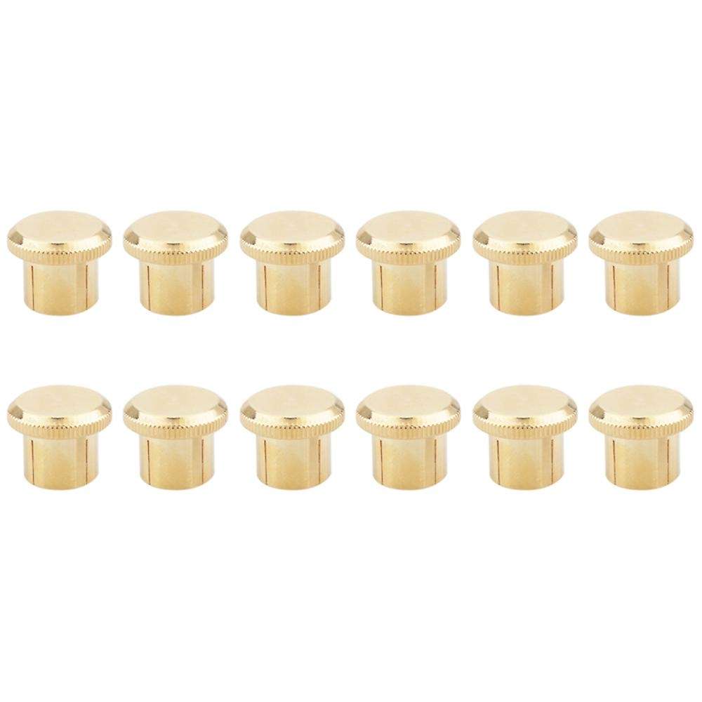 12pcs Noise Stopper Gold Plated Short Circuit Rca Socket Protect Caps