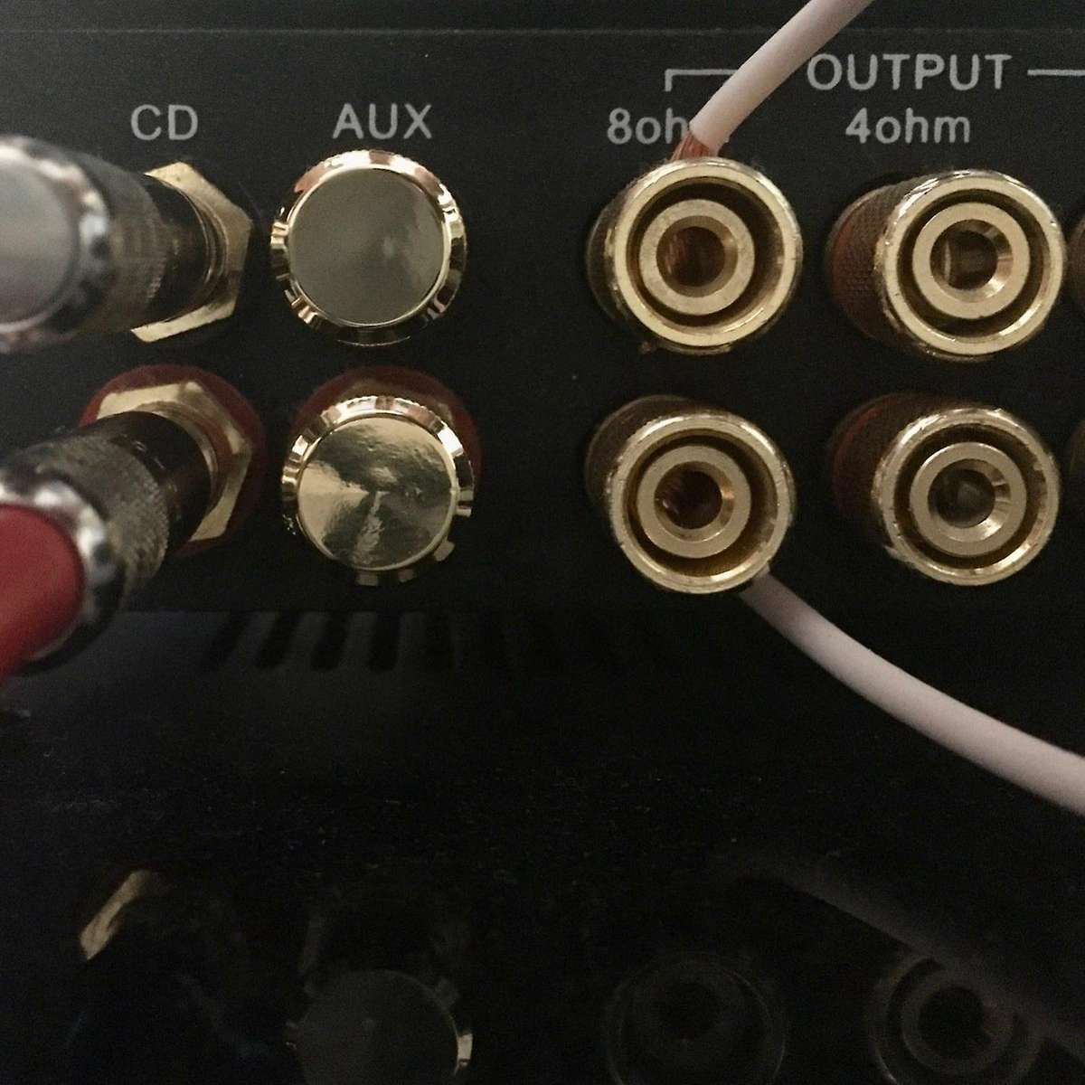 12pcs Noise Stopper Gold Plated Short Circuit Rca Socket Protect Caps