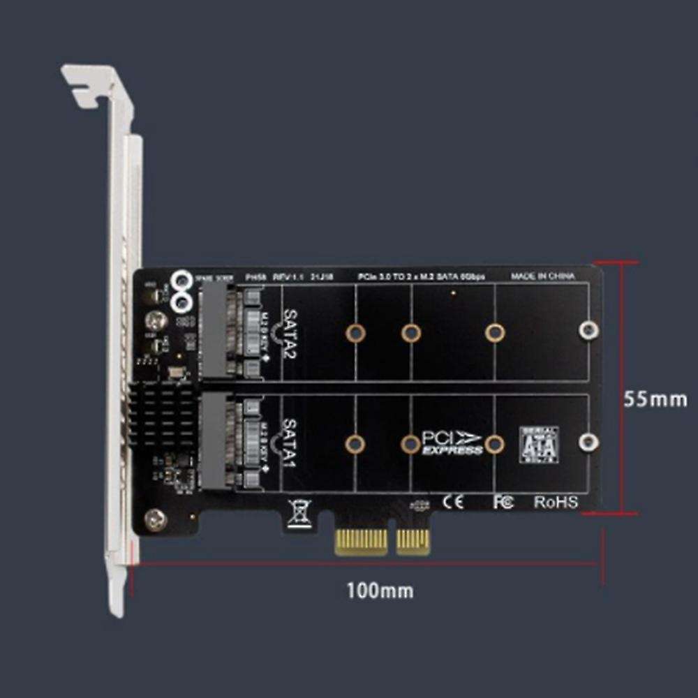 M.2 Sata to Pcie Conversion Card Jmb582 Chipset Support Ssd
