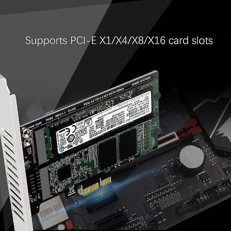 M.2 Sata to Pcie Conversion Card Jmb582 Chipset Support Ssd