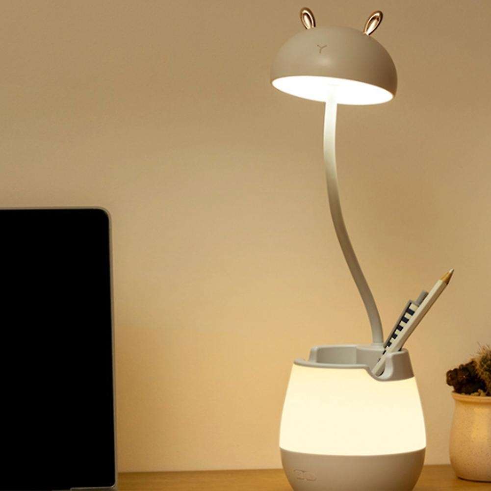 Children's Special Study Desk Mini Bedroom Bedside Eye Lamp Brown