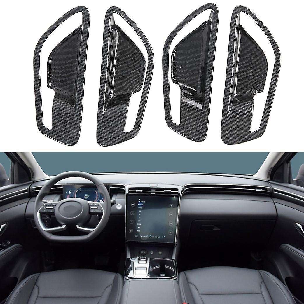 Car Abs Inner Door Handle Bowl Decoration Cover Trim Stickers